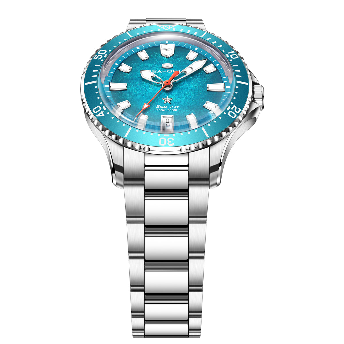 Seagull Ocean Series Metallic Gradient Dial 200m Waterproof Dive Watch 39mm