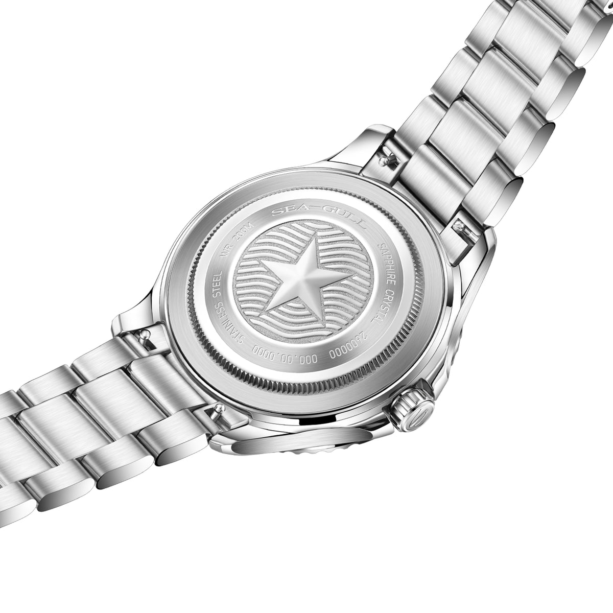Seagull Ocean Series Metallic Gradient Dial 200m Waterproof Dive Watch 39mm