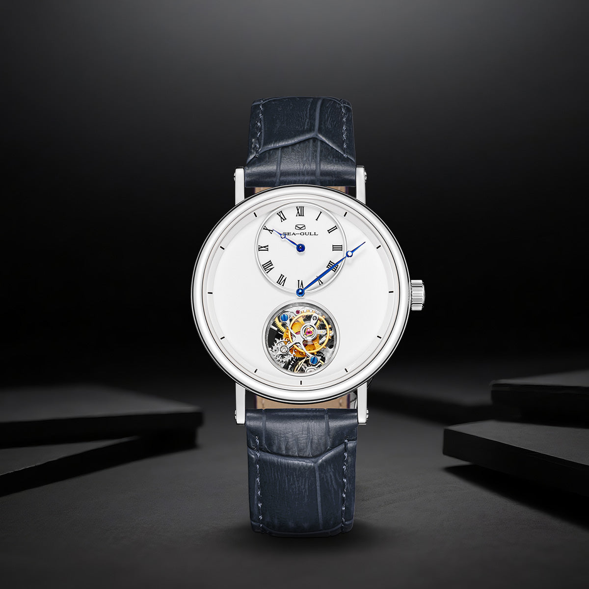 Seagull Artisan Heritage Series Master Craftsman Enamel Dial Regulator Layout Eccentric Tourbillon 39mm