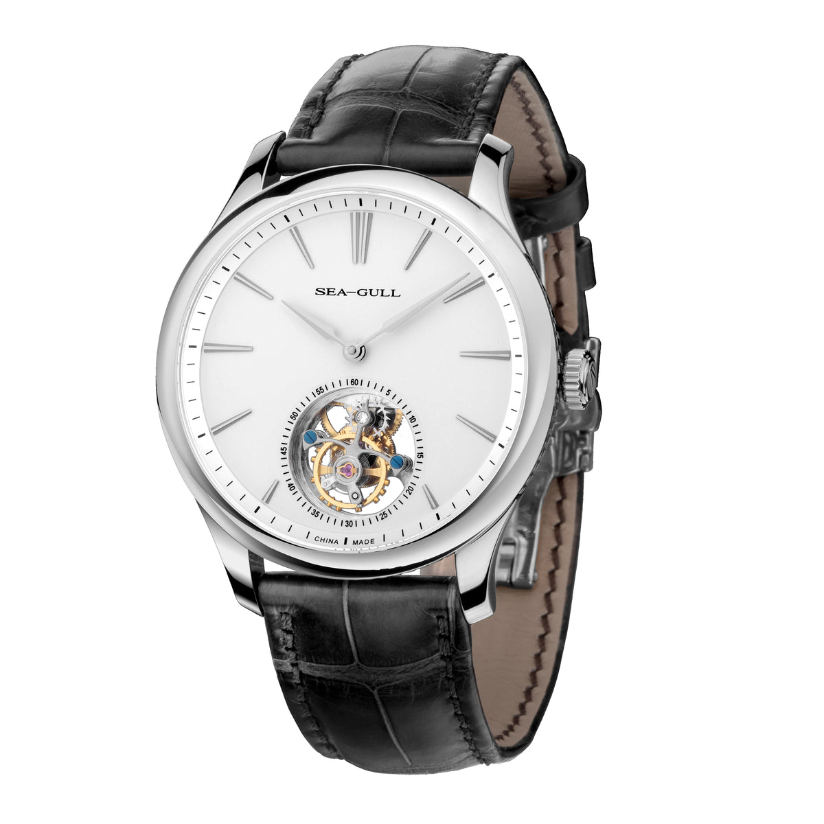 Seagull Heritage Series Off-center Tourbillon Watch 41mm