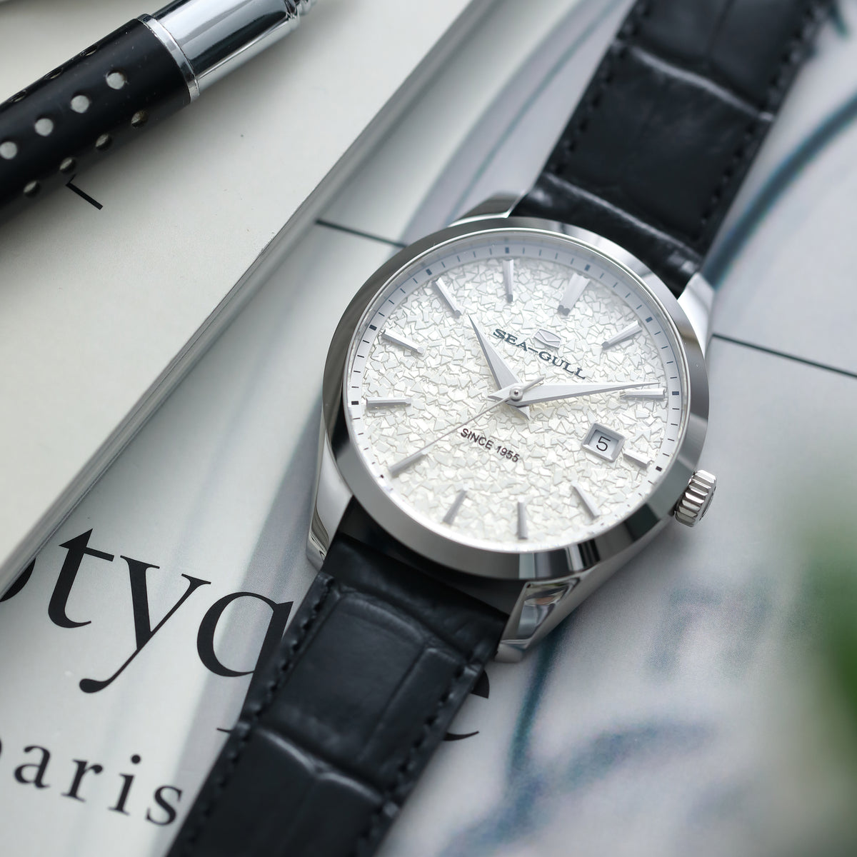 Seagull Qingjia Series Shards of Time Dress Watch 40mm