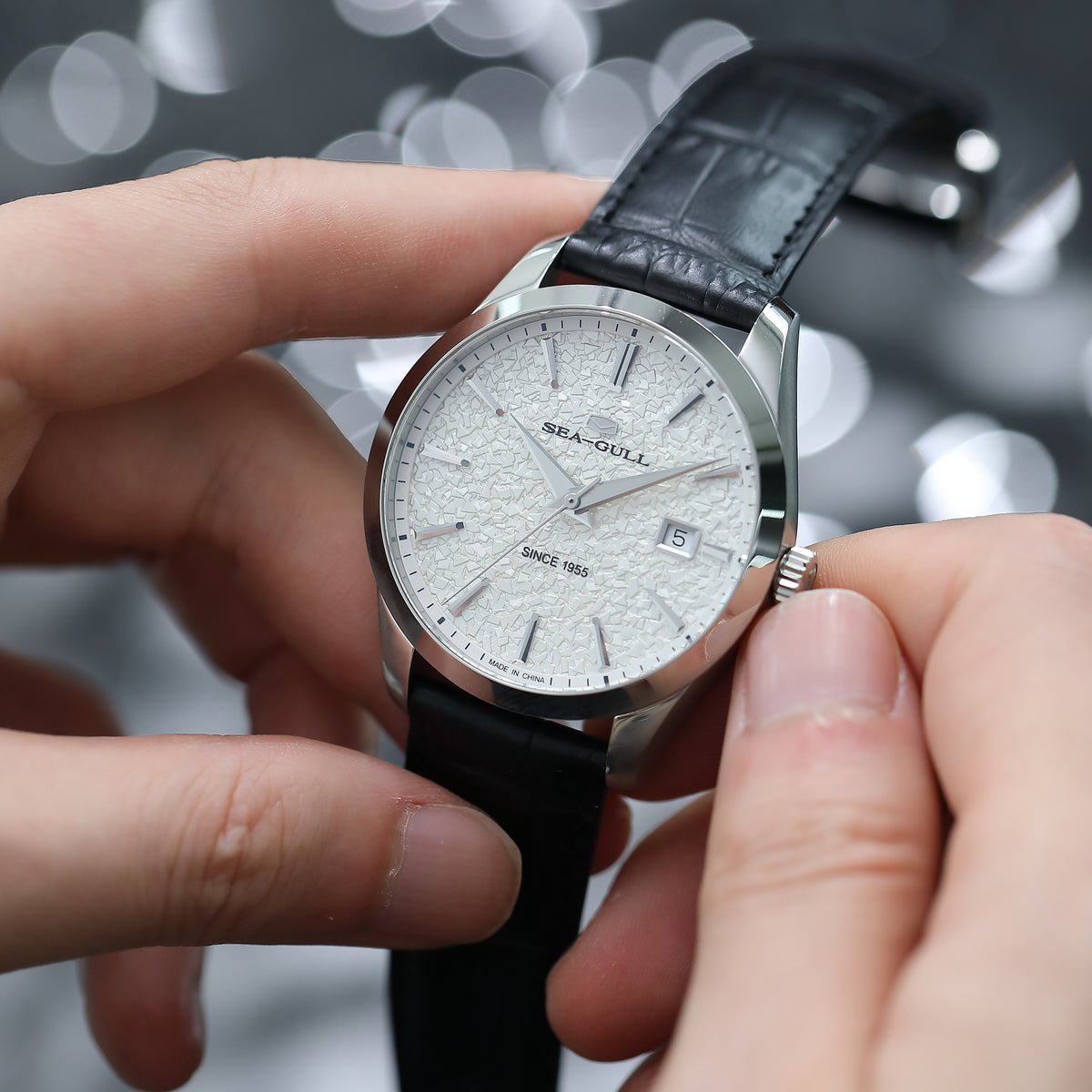 Seagull Qingjia Series Shards of Time Dress Watch 40mm
