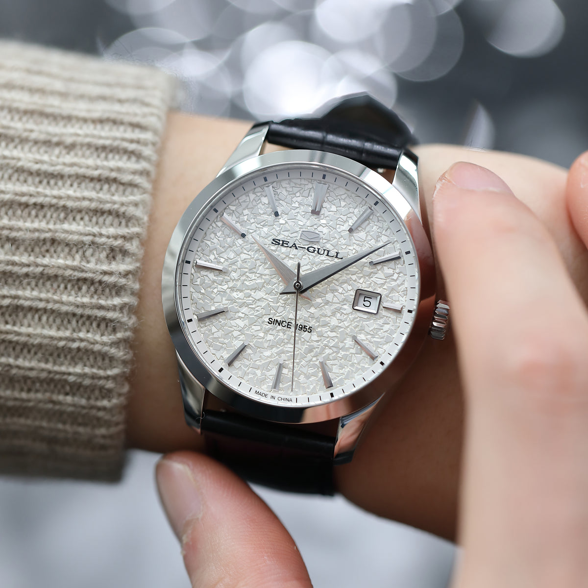 Seagull Qingjia Series Shards of Time Dress Watch 40mm