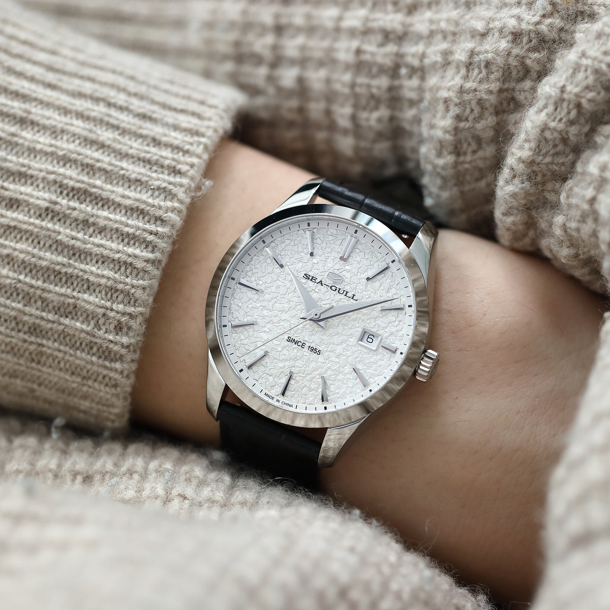 Seagull Qingjia Series Shards of Time Dress Watch 40mm