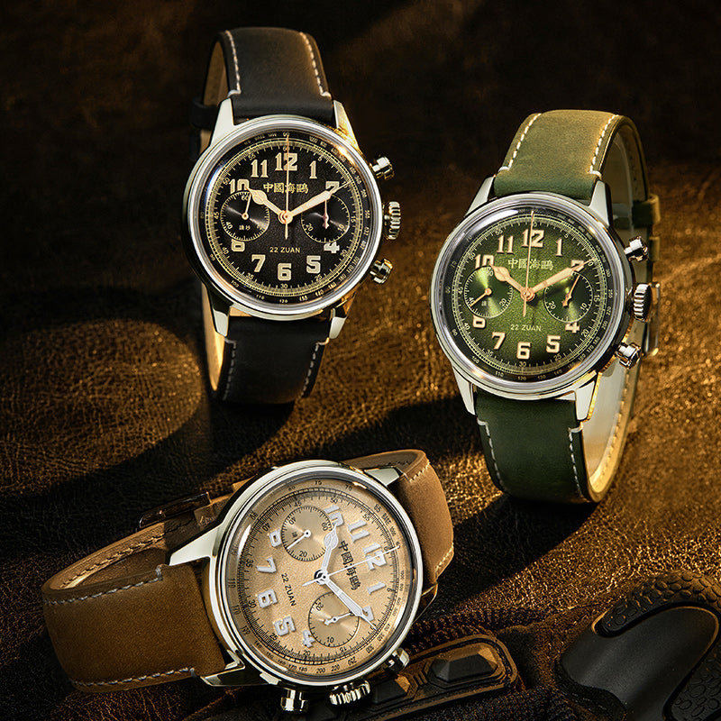 Seagull 1963 Series Chronograph Watch Wind Chaser 40mm