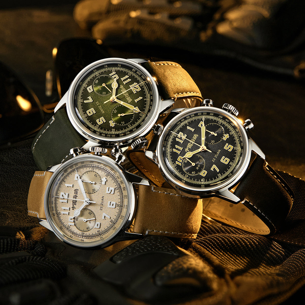 Seagull 1963 Series Chronograph Watch Wind Chaser 40mm