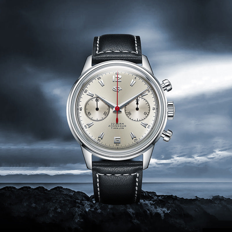 Seagull 1963 Series Chronograph Watch Original D304 Sky Voyage Edition 40mm