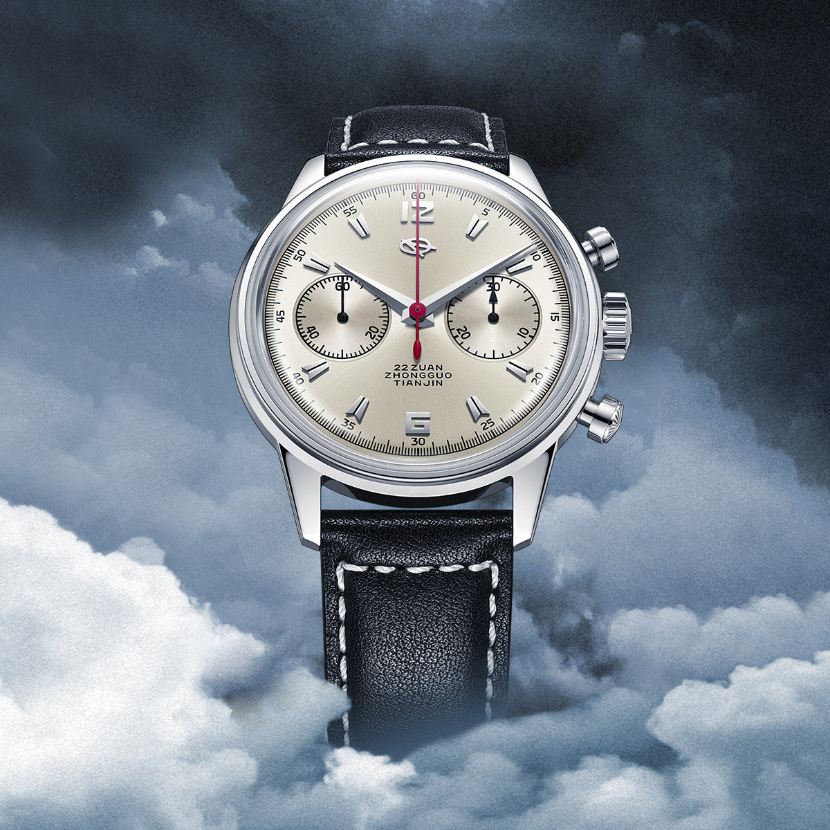 Seagull 1963 Series Chronograph Watch Original D304 Sky Voyage Edition 40mm