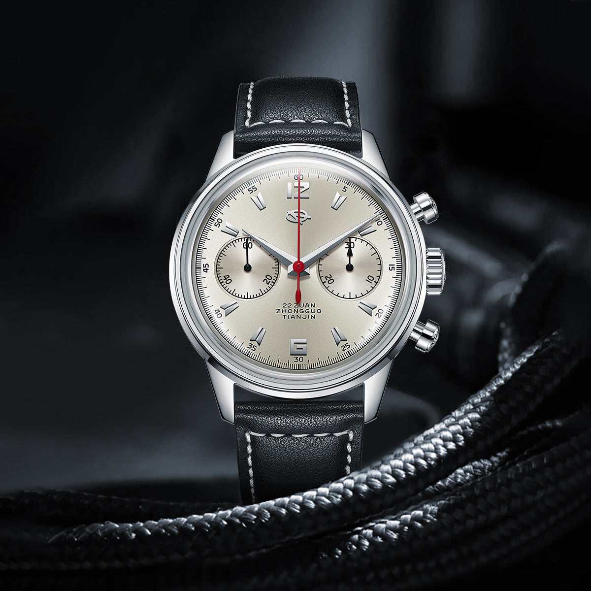 Seagull 1963 Series Chronograph Watch Original D304 Sky Voyage Edition 40mm
