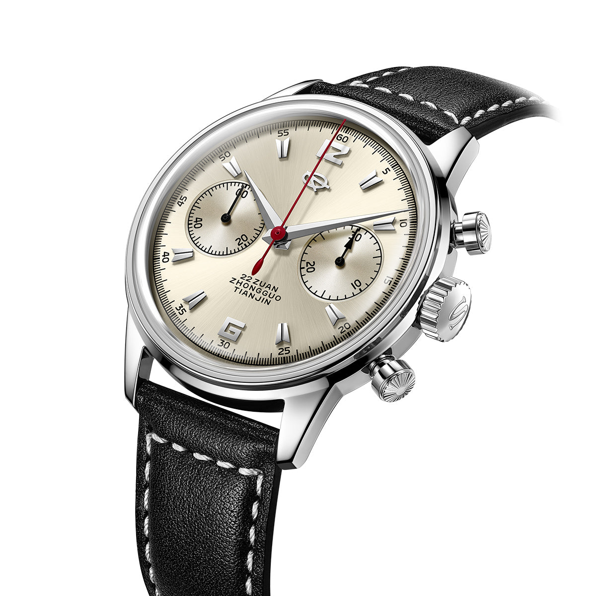 Seagull 1963 Series Chronograph Watch Original D304 Sky Voyage Edition 40mm