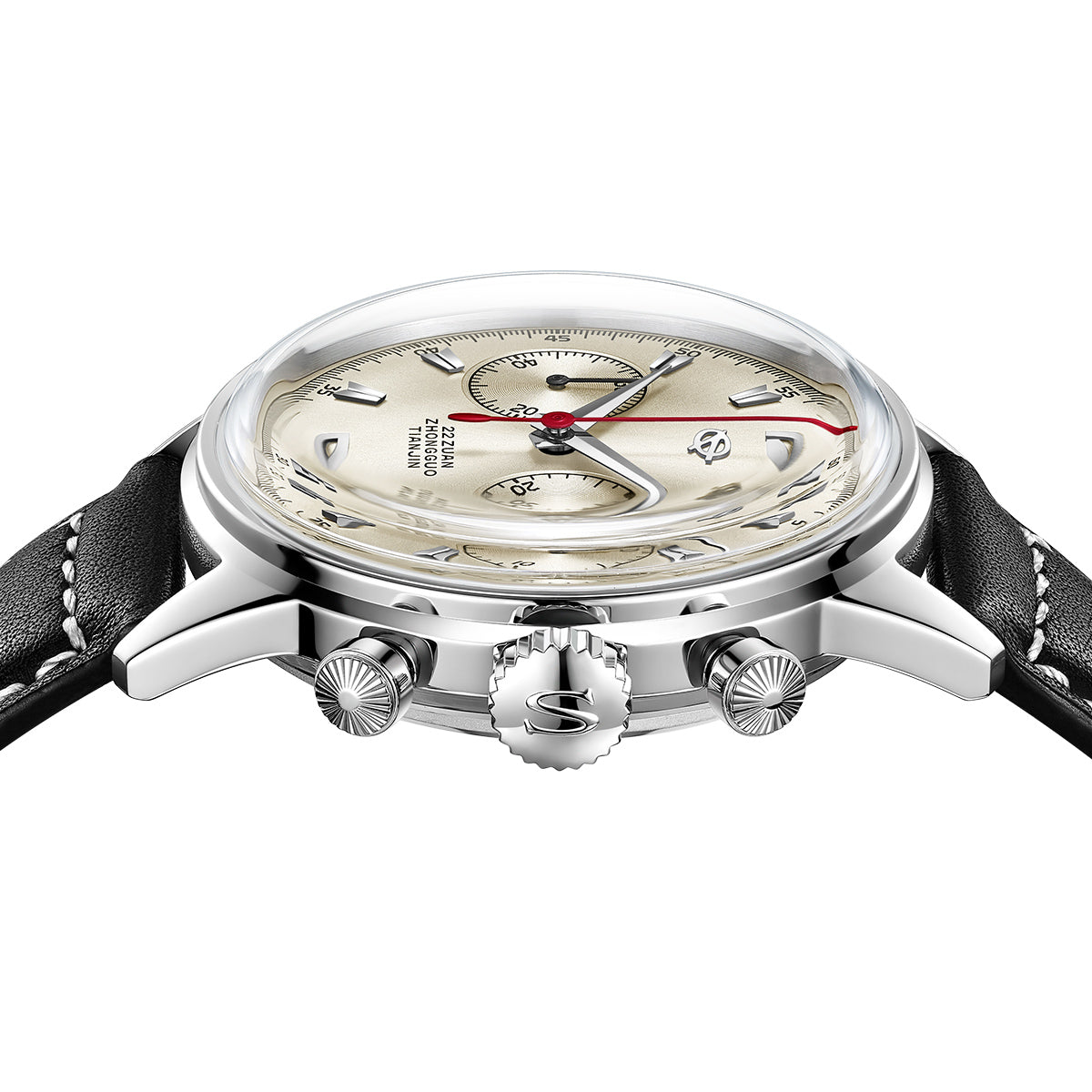 Seagull 1963 Series Chronograph Watch Original D304 Sky Voyage Edition 40mm