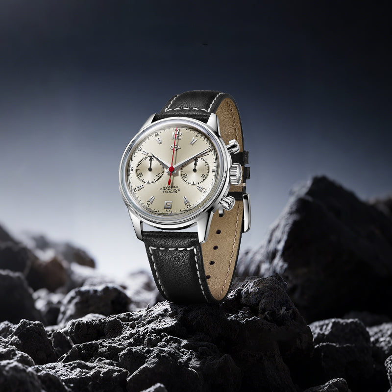 Seagull 1963 Series Chronograph Watch Original D304 Sky Voyage Edition 40mm