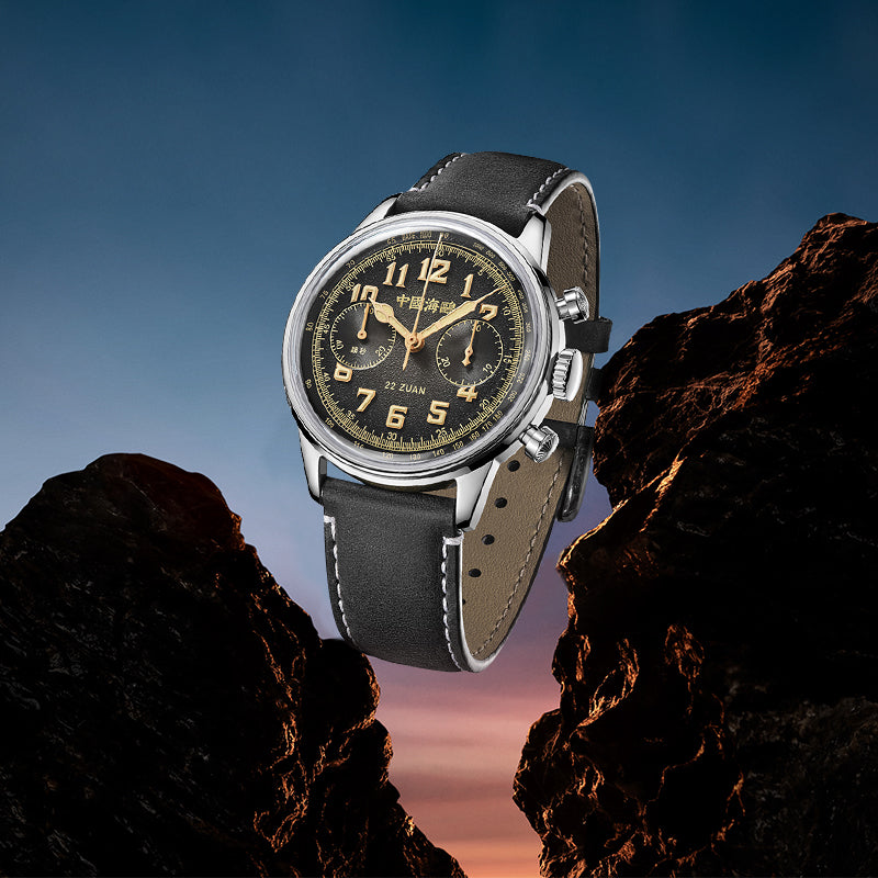 Seagull 1963 Series Chronograph Watch Wind Chaser 40mm