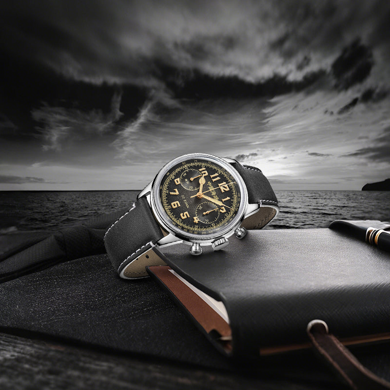 Seagull 1963 Series Chronograph Watch Wind Chaser 40mm