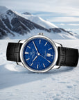 Seagull Extraordinary Series Snowflake Dial Calendar 9mm Thick Case Dress Watch 40mm