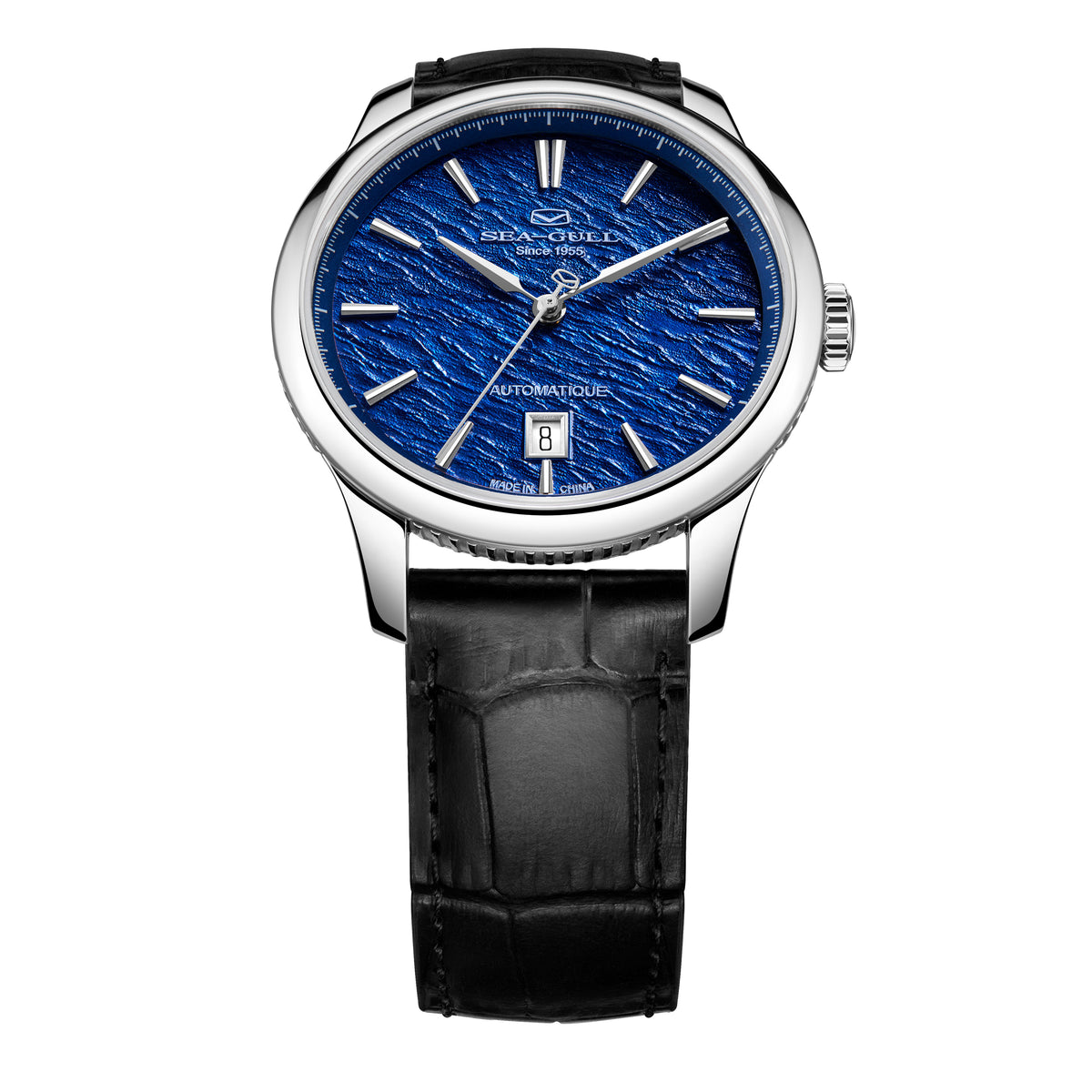 Seagull Extraordinary Series Snowflake Dial Calendar 9mm Thick Case Dress Watch 40mm