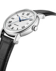 Seagull Roman Numerals Calendar Couple Dress Watch 38.5mm/27mm