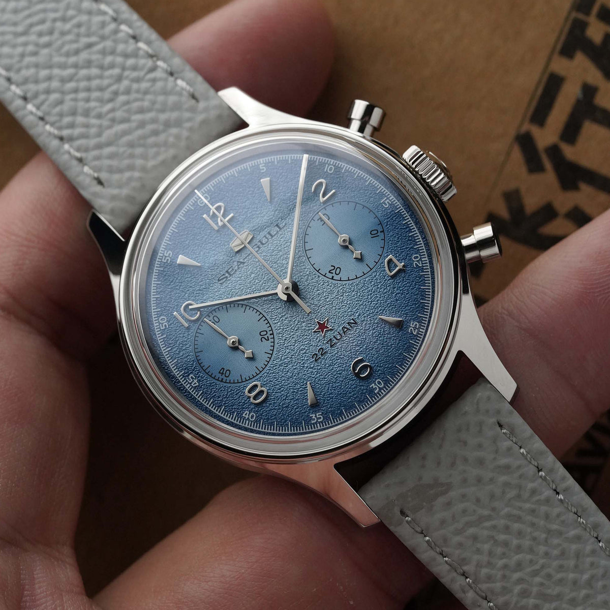 Seagull 1963 Series Chronograph Watch Aurora Edition 37.3mm