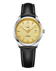 Seagull 1955 Wuxing Five Stars Reissue Enamel Silver-Sprinkled Dial Dress Watch 39mm
