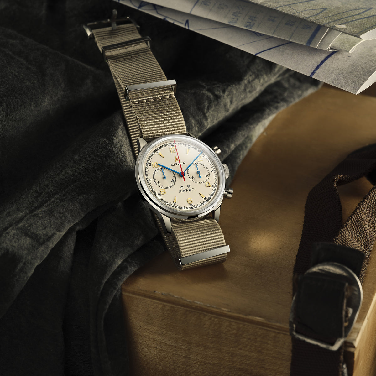 Seagull 1963 Series Chronograph Watch Solid Antimagnetic Caseback Times Edition 40mm