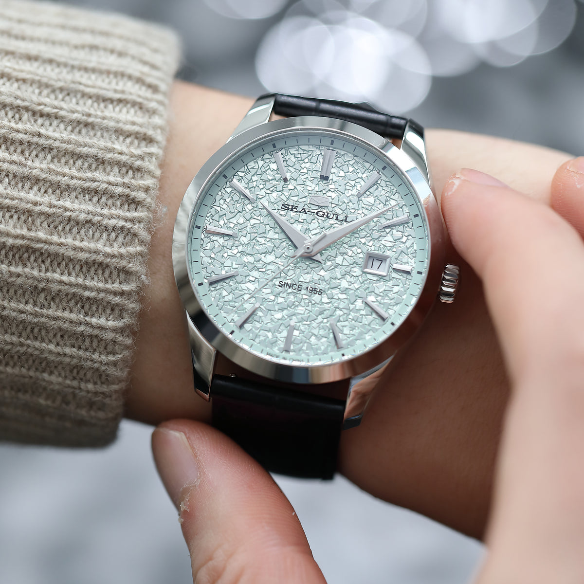 Seagull Qingjia Series Shards of Time Dress Watch 40mm