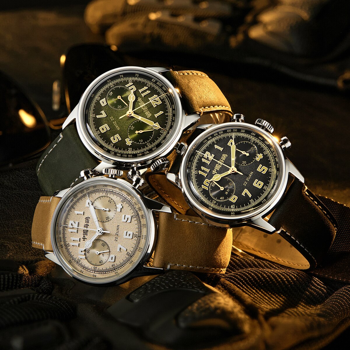 Seagull 1963 Series Chronograph Watch Wind Chaser 40mm