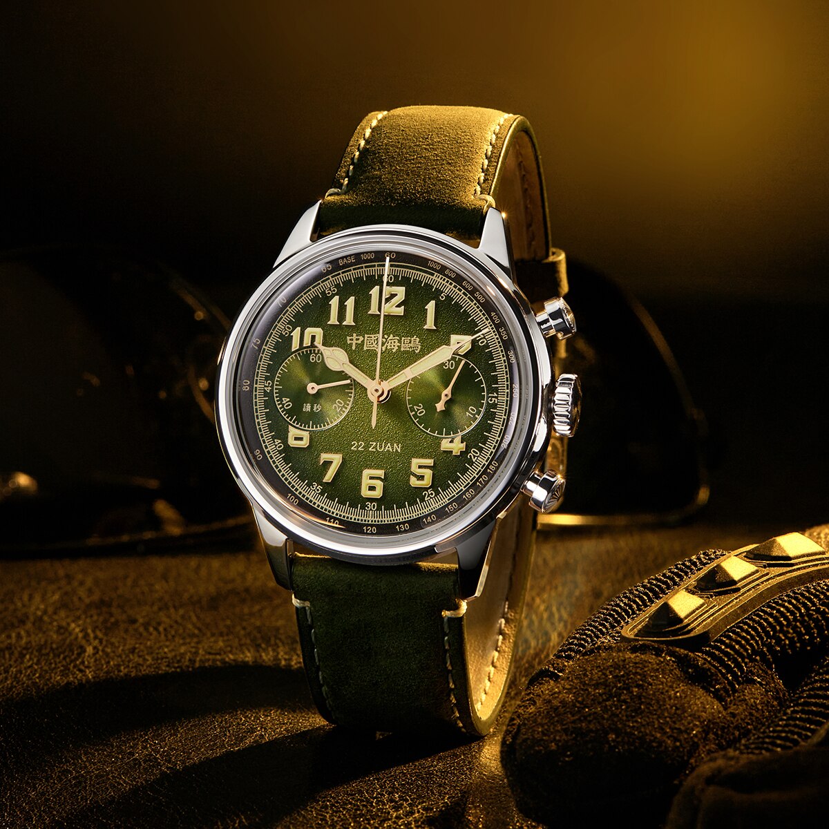 Seagull 1963 Series Chronograph Watch Wind Chaser 40mm