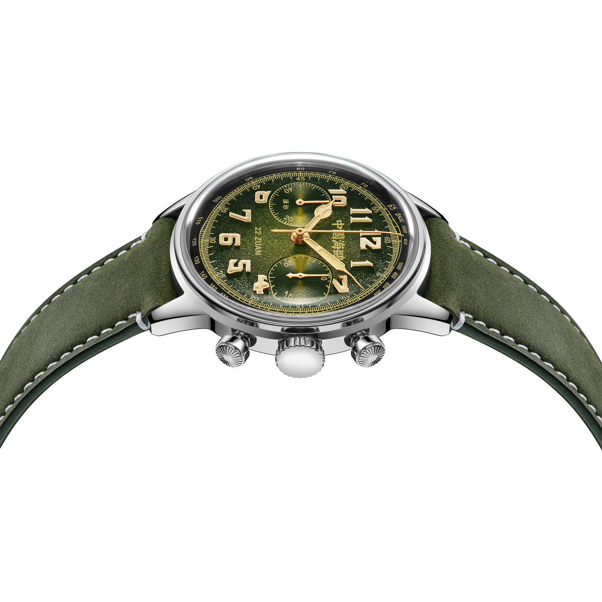 Seagull 1963 Series Chronograph Watch Wind Chaser 40mm
