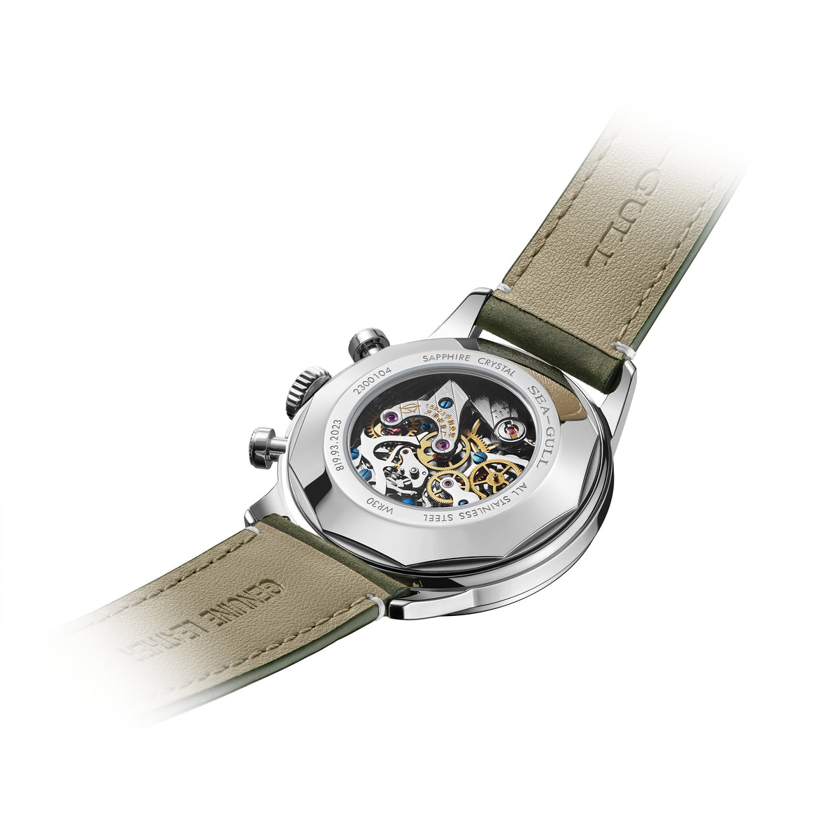 Seagull 1963 Series Chronograph Watch Wind Chaser 40mm