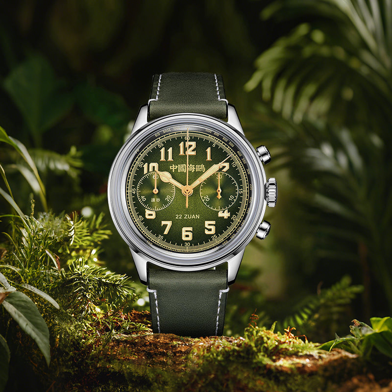 Seagull 1963 Series Chronograph Watch Wind Chaser 40mm