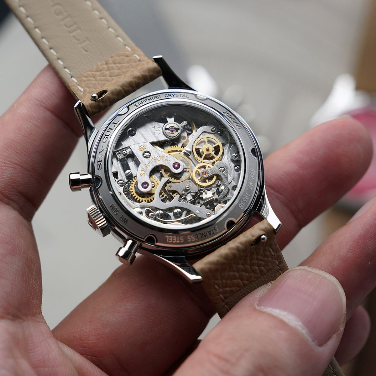 Seagull 1963 Series Chronograph Watch Aurora Edition 37.3mm