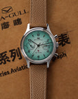 Seagull 1963 Series Chronograph Watch Aurora Edition 37.3mm