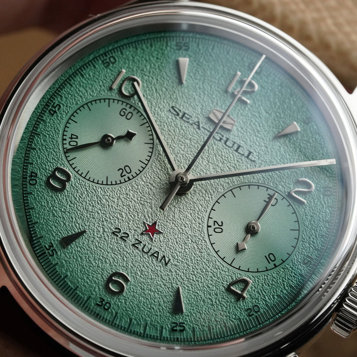 Seagull 1963 Series Chronograph Watch Aurora Edition 37.3mm