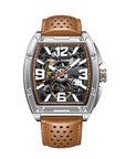 Seagull x CN Racing Team Collaboration Tonneau Dial Skeleton Watch 42mm